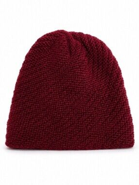 Burgundy Knit Beanie